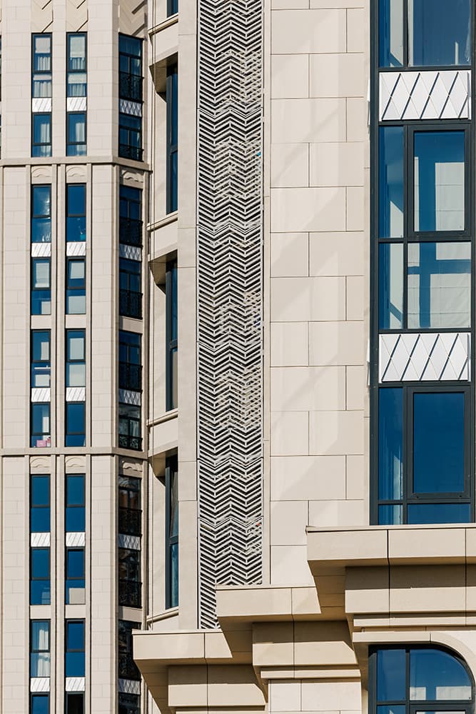 Решетки для кондиционеров, ЖК Spires, г. Москва